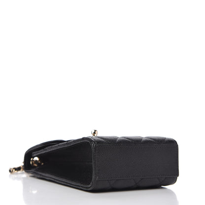 Chanel Caviar Quilted Classic Phone Holder Black 4 of 12