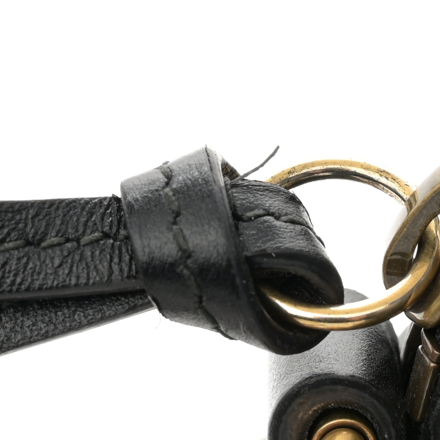 Calfskin Matelasse Mini GG Marmont Chain Shoulder Bag Black