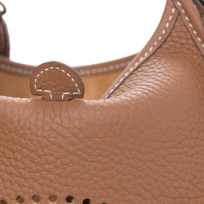 Hermes Taurillon Clemence Evelyne TPM Gold 7 of 11