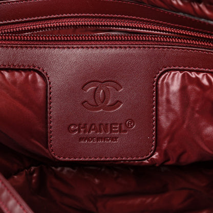 Chanel Nylon Quilted Large Coco Cocoon Tote Black 6 of 10