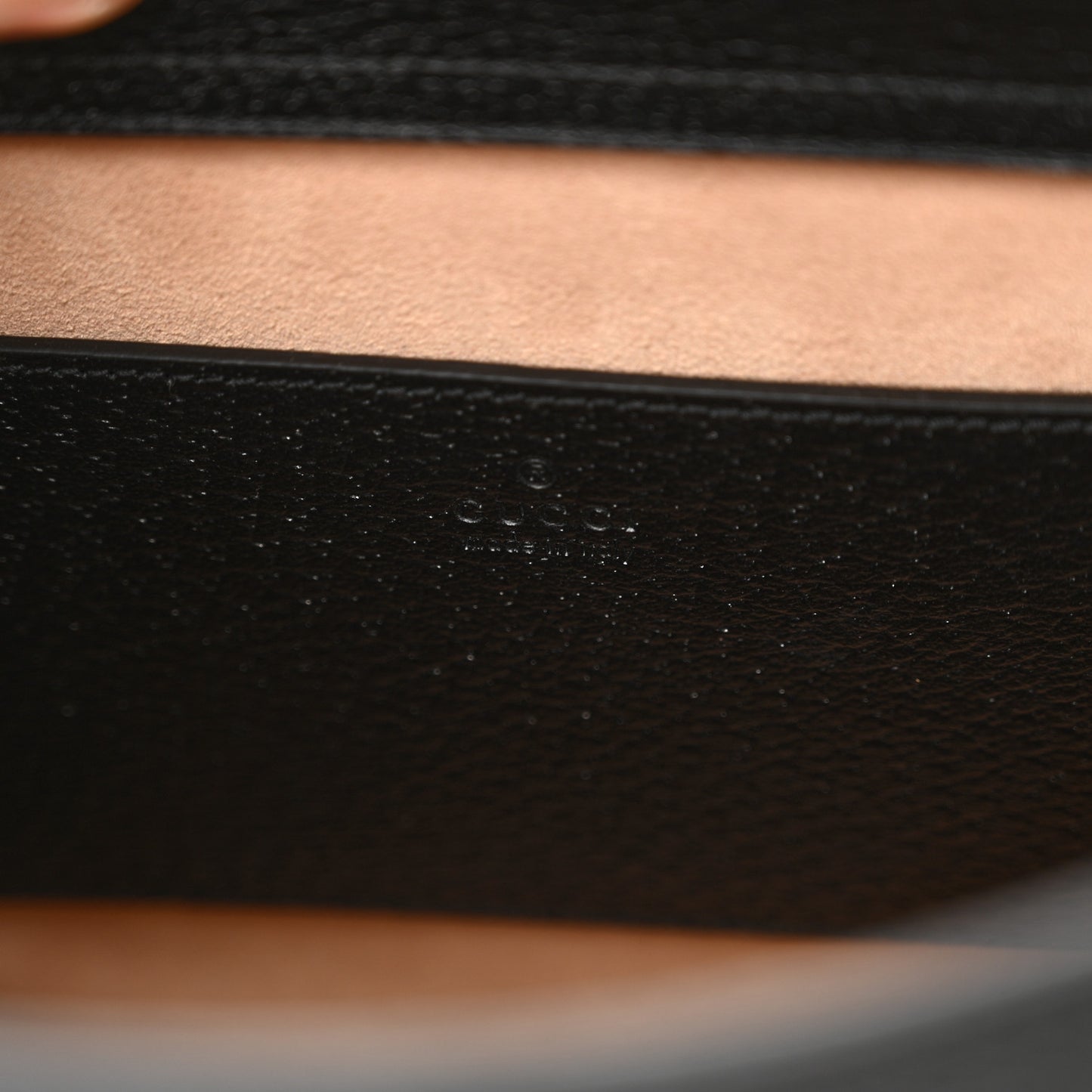 Textured Dollar Calfskin Web Small Diana Tote Bag Black Dusty Grey