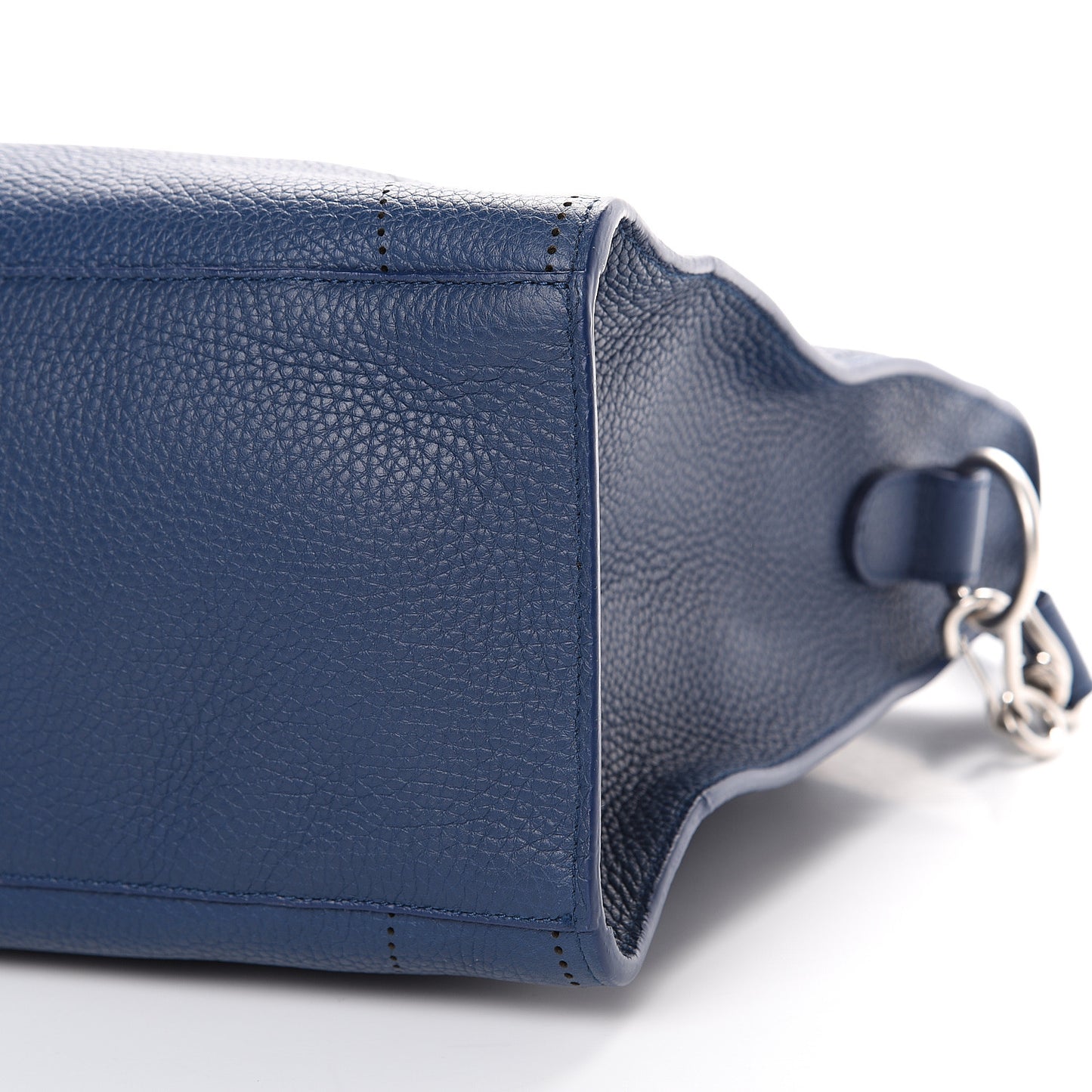 Veau Grana Perforated Blackout Hardware City Bleu Tanzanite