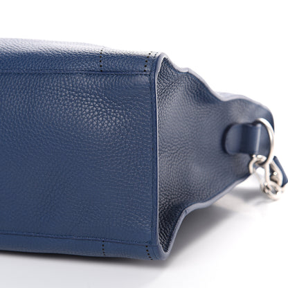 Balenciaga Veau Grana Perforated Blackout Hardware City Bleu Tanzanite 11 of 12