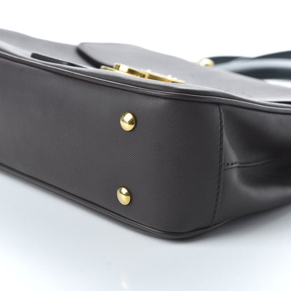 Burberry Trench Calfskin Medium DK88 Top Handle Bag Dark Chocolate 8 of 10
