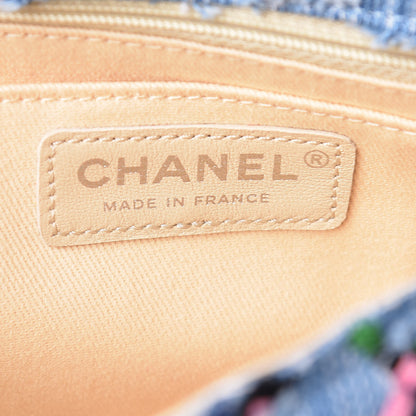 Chanel Woven Denim Medium Flap Multicolor 8 of 11
