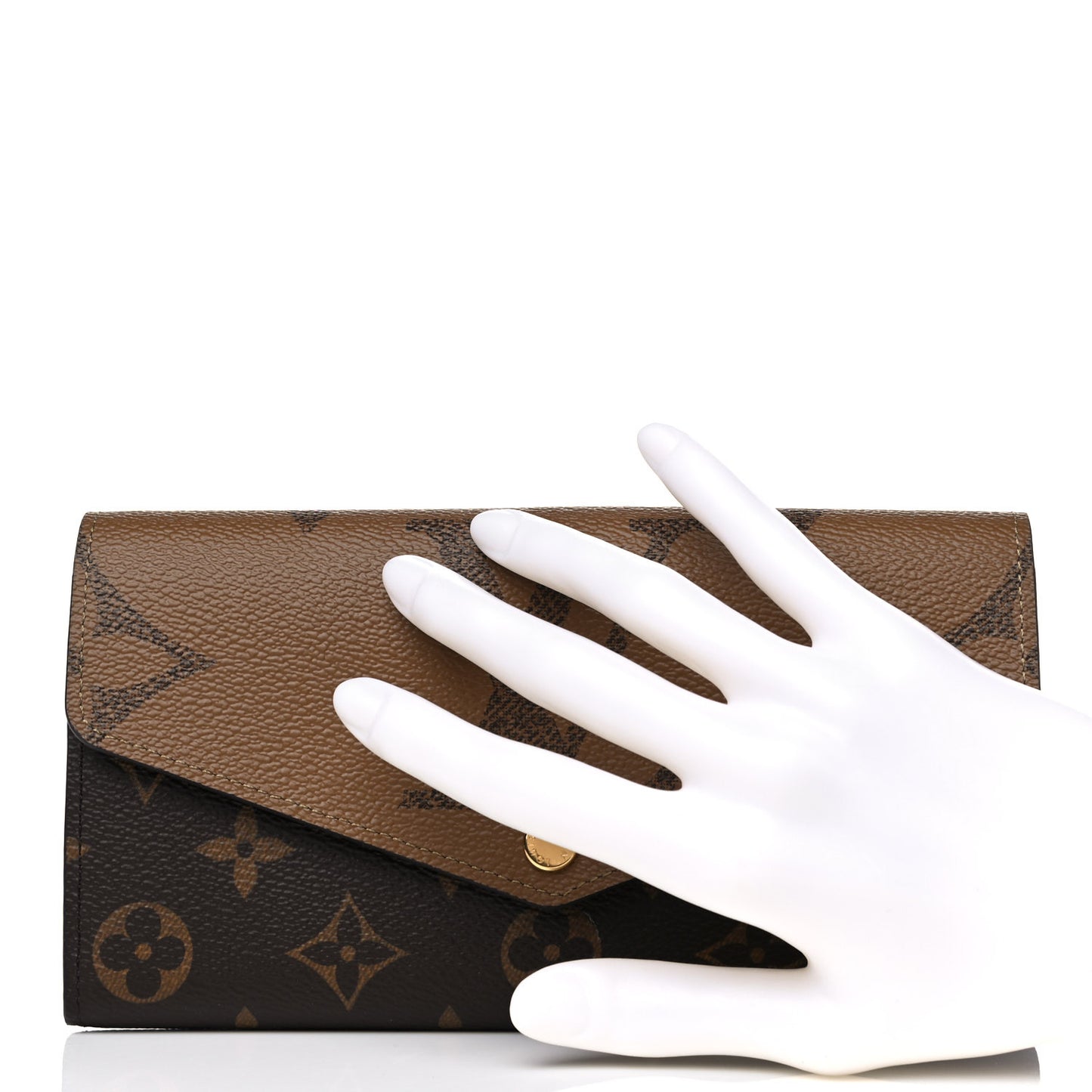 Reverse Monogram Giant Sarah Wallet