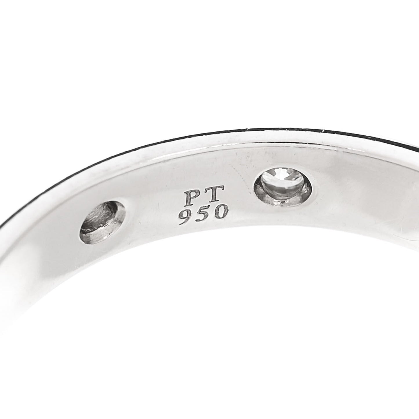 Platinum Diamond 4mm Etoile Band Ring 56 7.5