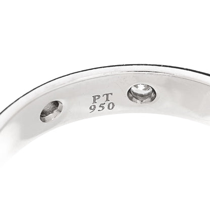 Tiffany Platinum Diamond 4mm Etoile Band Ring 56 7.5 5 of 6