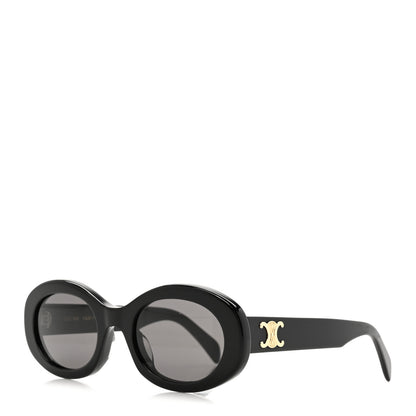 Celine Acetate Triomphe 01 Sunglasses CL 40194U Black 1 of 7