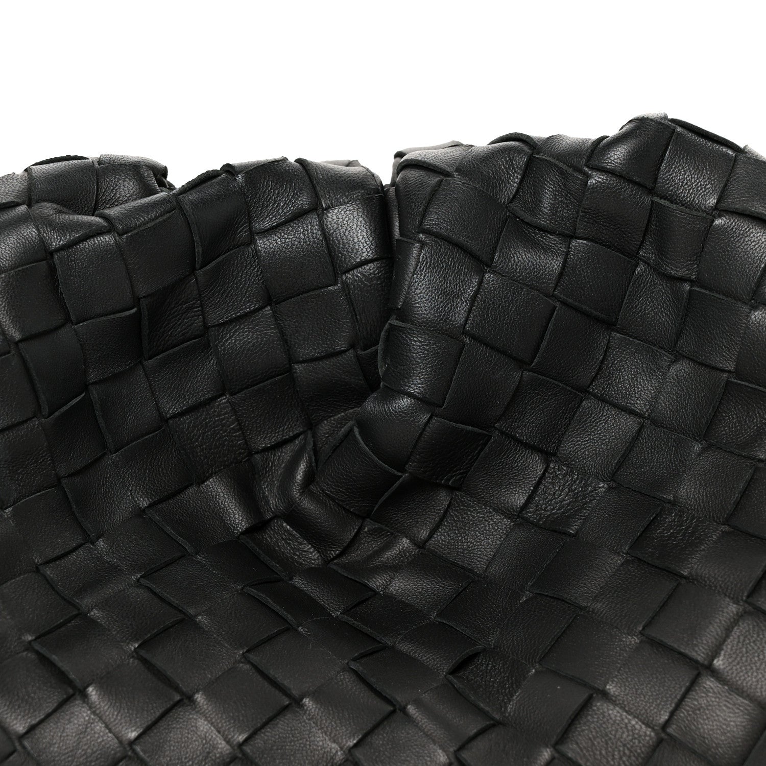 Bottega Veneta Nappa Maxi Intrecciato The Pouch Oversized Clutch Black 9 of 11