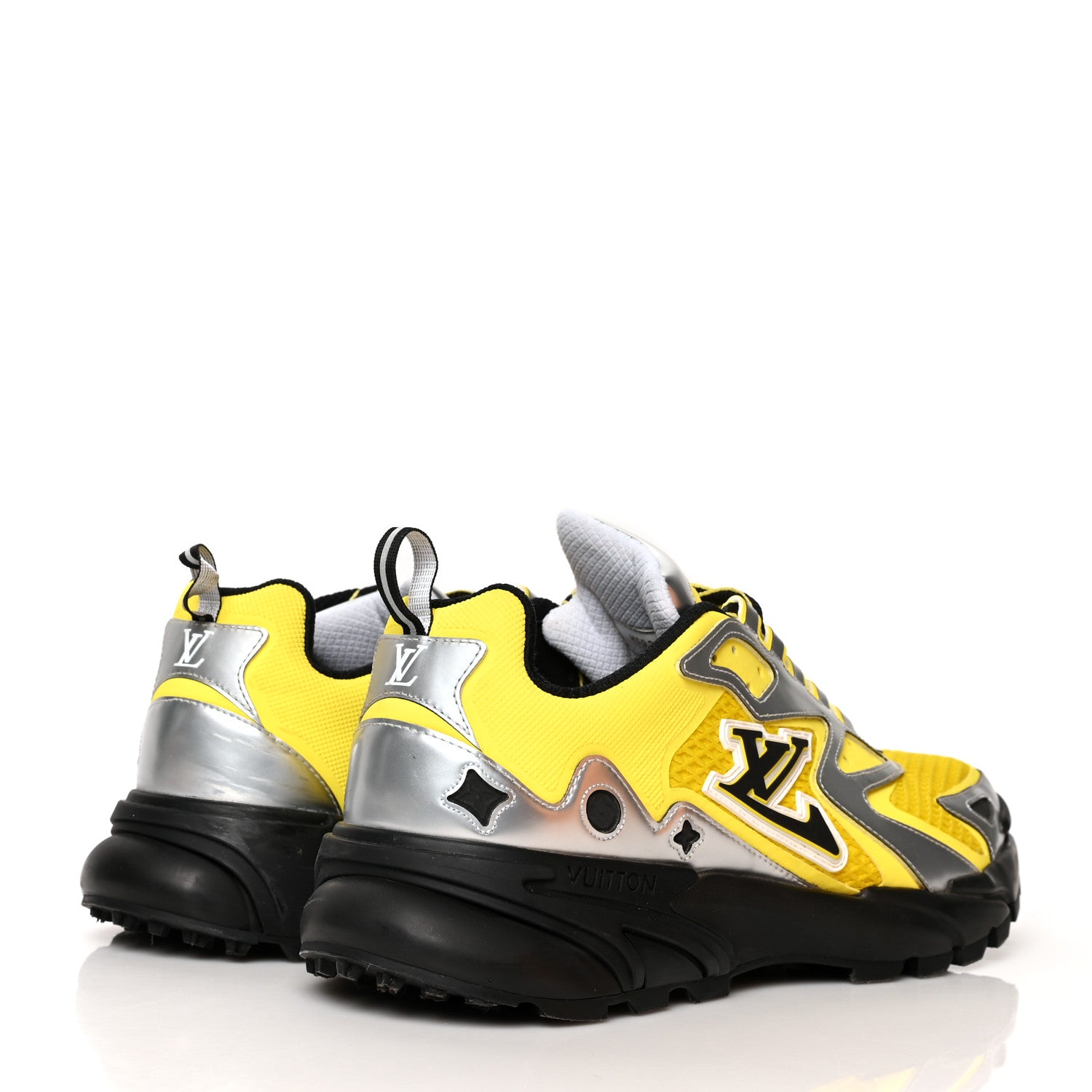 Louis Vuitton Mesh Suede Mens LV Runner Tatic Sneakers 9 Yellow 4 of 9