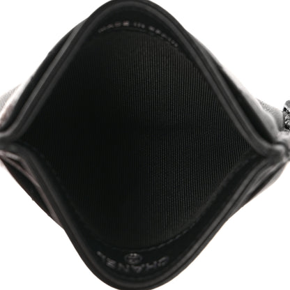 Chanel Lambskin Quilted Card Holder So Black 5 of 8