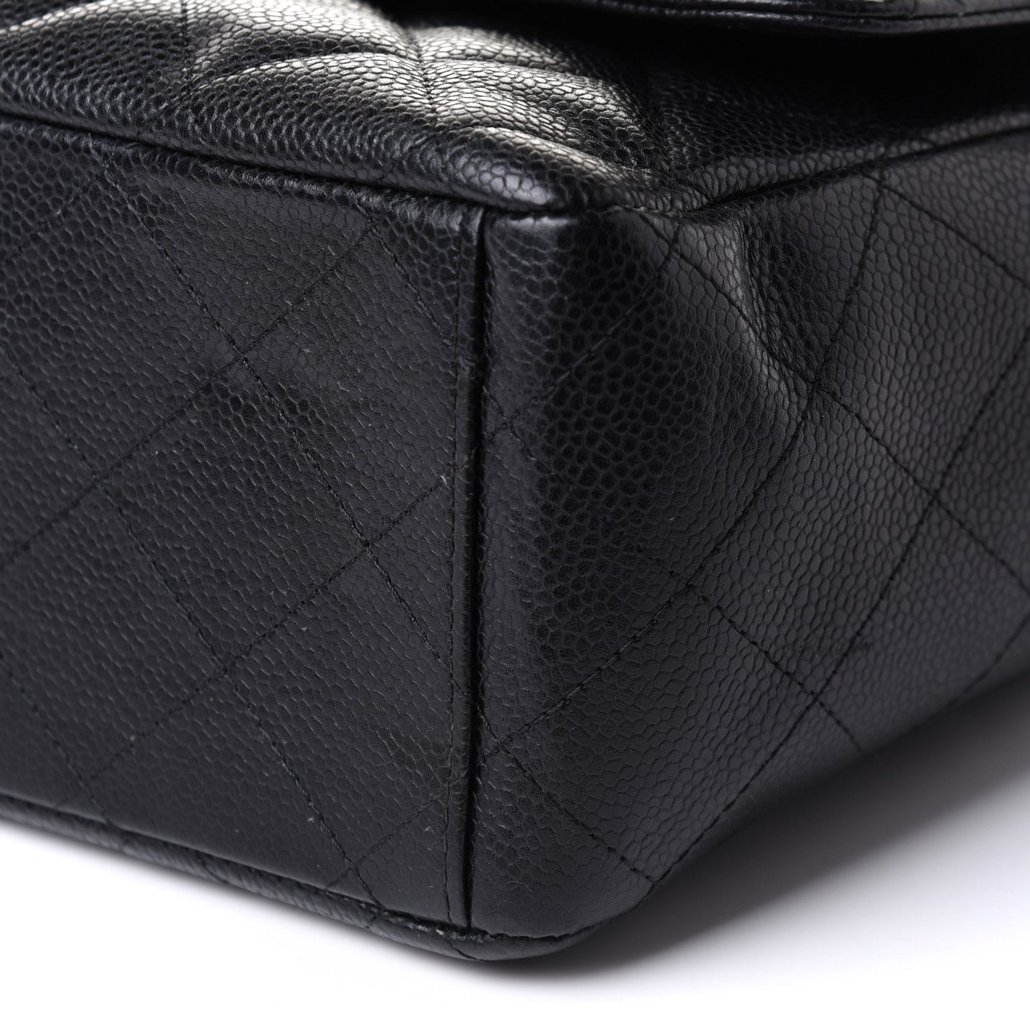 Chanel Caviar Quilted Maxi Double Flap Black 10 of 11