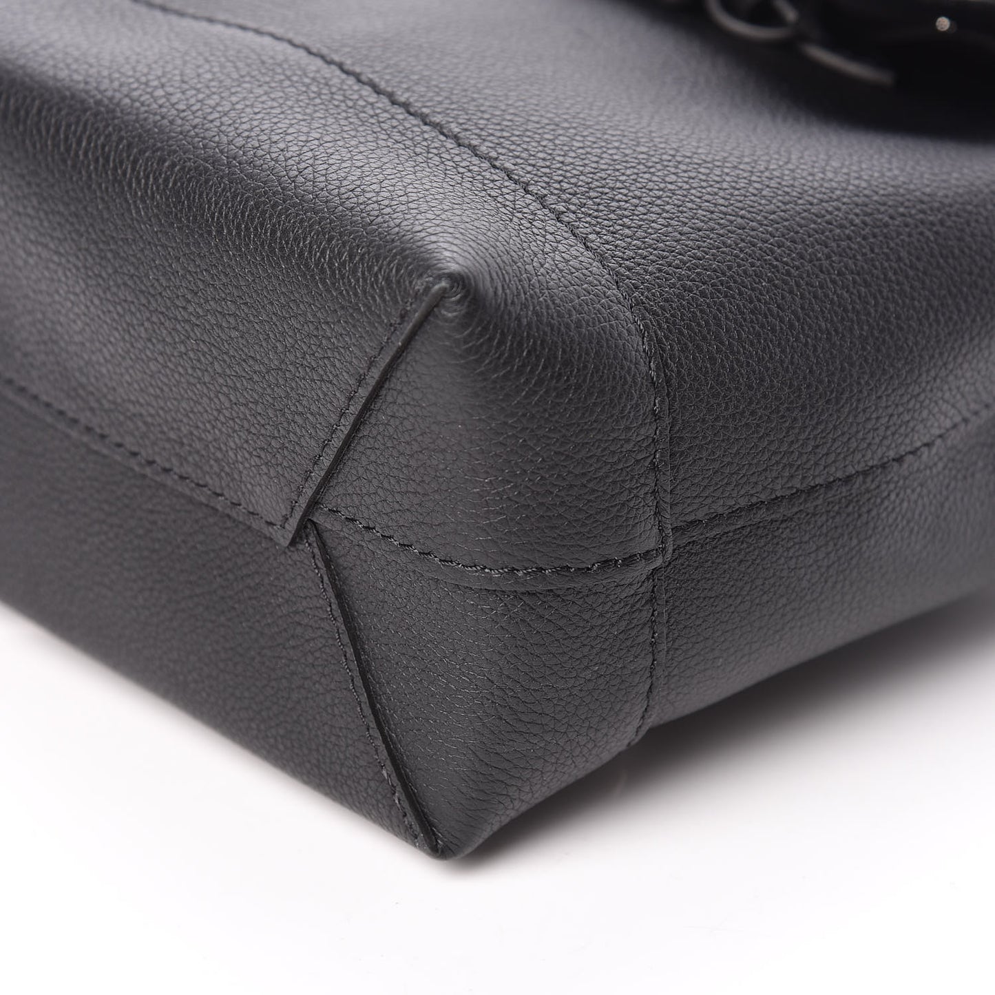 Calfskin Lockme Mini Backpack Black