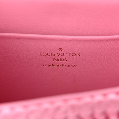 Louis Vuitton Raffia Twist Shoulder Bag PM Pink 6 of 11