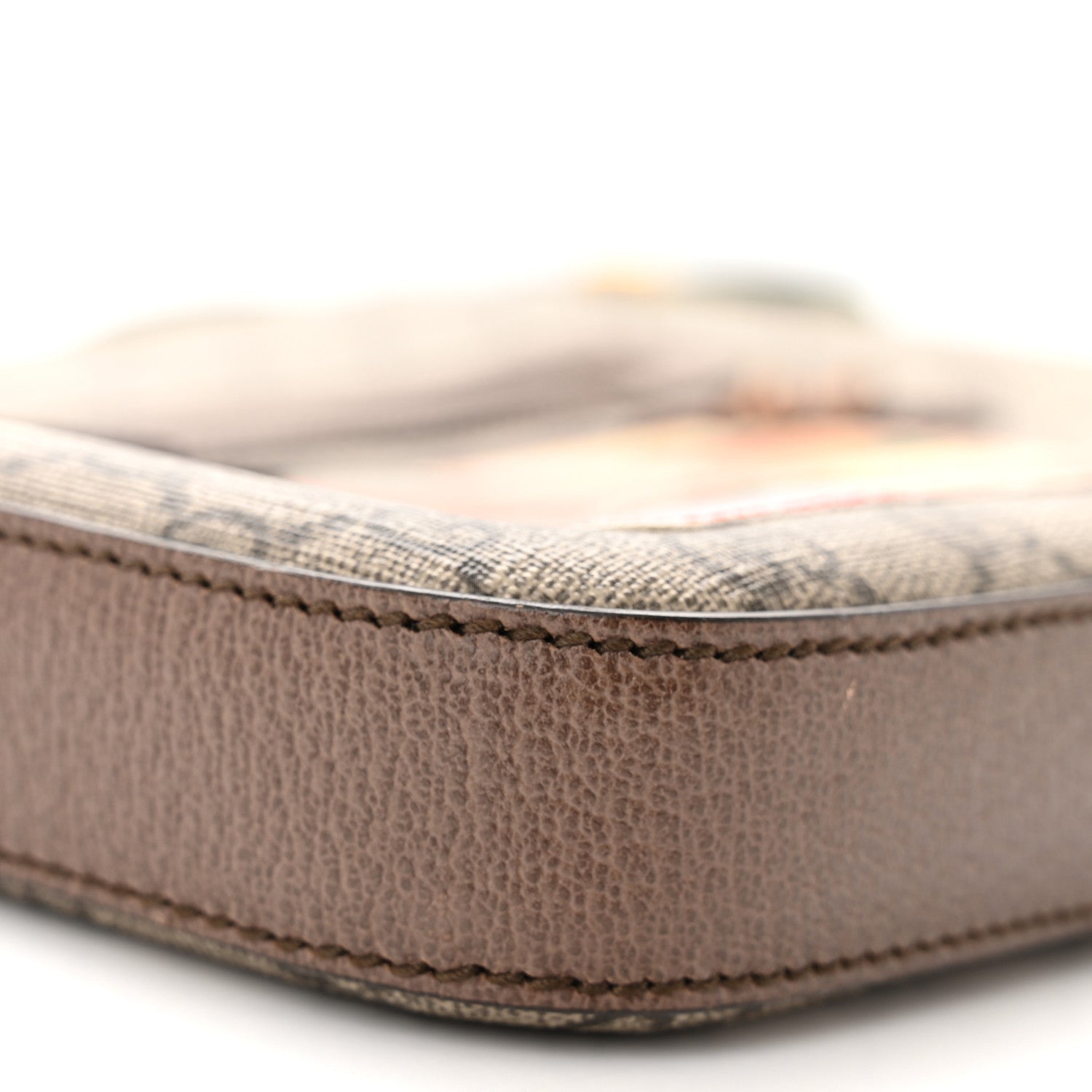 Gucci Soft GG Supreme Monogram Courrier Web Medium Flat Messenger Bag Beige New Acero Multicolor 9 of 12