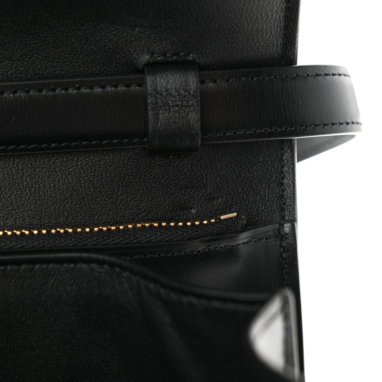 Box Calfskin Medium Classic Box Flap Bag Black