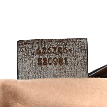 Gucci GG Supreme Monogram Azalea Calfskin Web Small Jackie 1961 Hobo Beige Ebony Brown Sugar 7 of 12