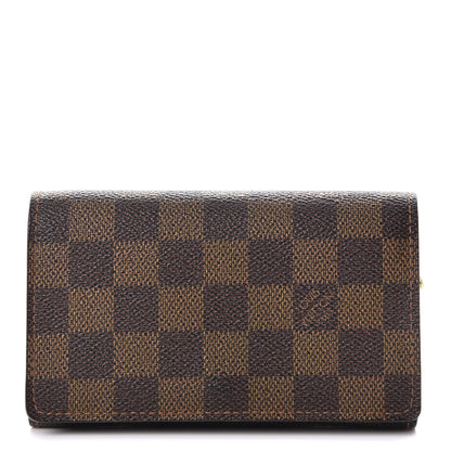 Louis Vuitton Damier Ebene Porte-Monnaie Billets Tresor Wallet 1 of 8