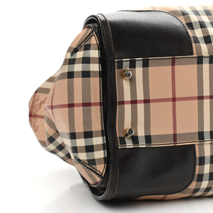 Burberry Haymarket Check Small Gladstone Chocolate 10 of 15