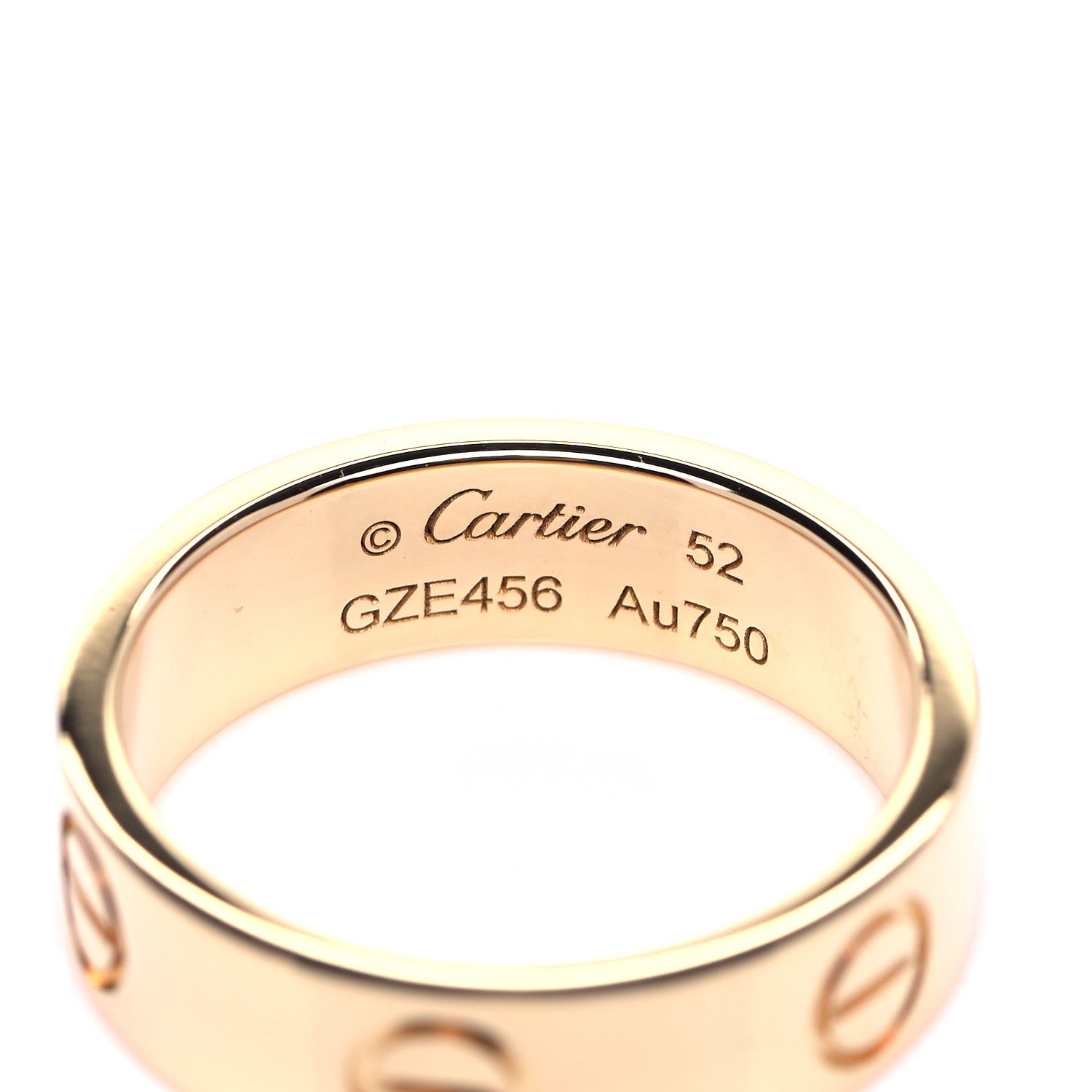 Cartier 18K Yellow Gold 5.5mm LOVE Ring 52 6 4 of 5