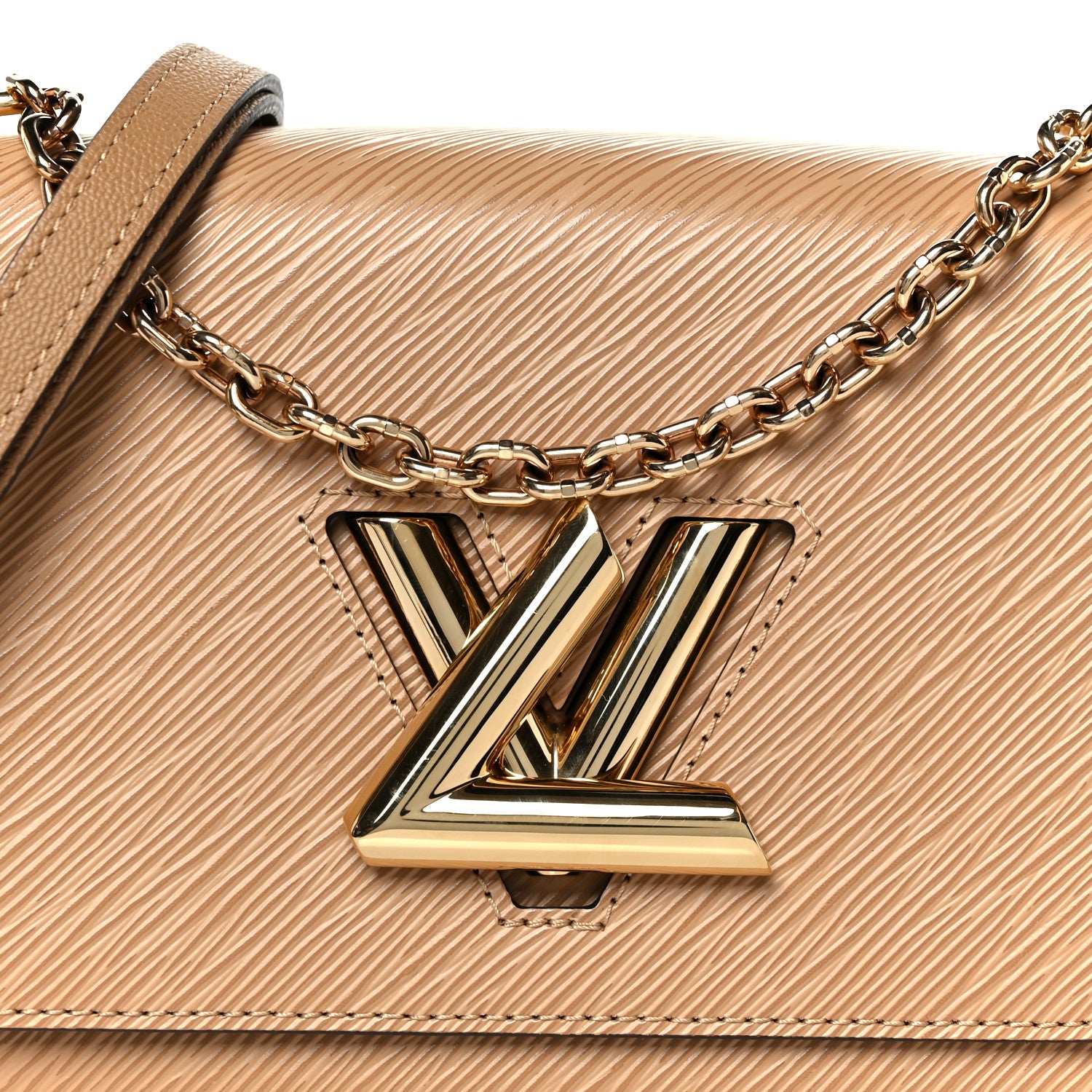 Louis Vuitton Epi Twist Shoulder Bag MM Camel 8 of 10