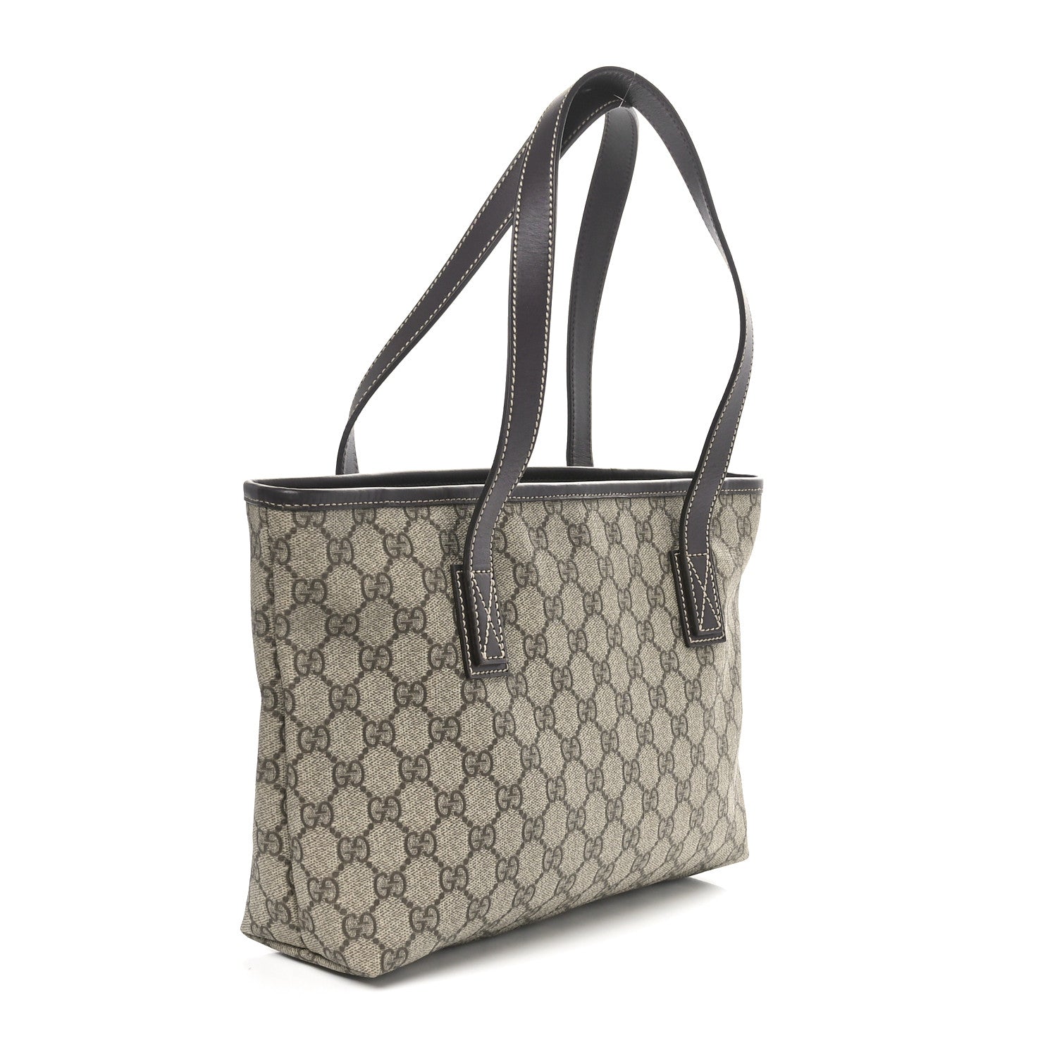 Gucci GG Supreme Monogram Small Joy Tote Dark Brown 3 of 10