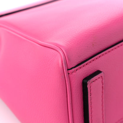 Versace Grained Calfskin Small La Medusa Top Handle Bag Fuchsia 9 of 13