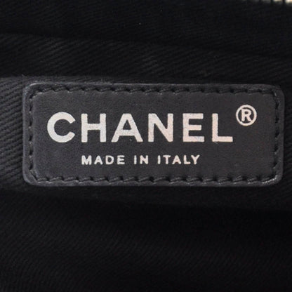 Chanel Leather Outdoor Ligne Bowler Black 7 of 8