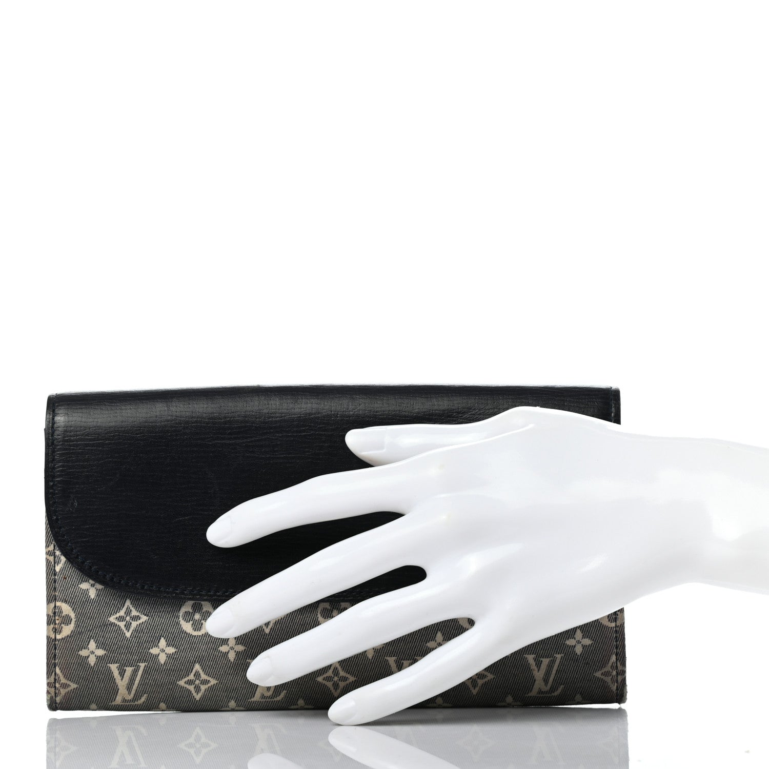 Louis Vuitton Mini Lin Wallet Navy 2 of 10