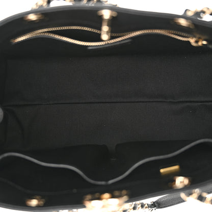 Chanel Caviar Quilted Small Shopping Tote Black 5 of 11