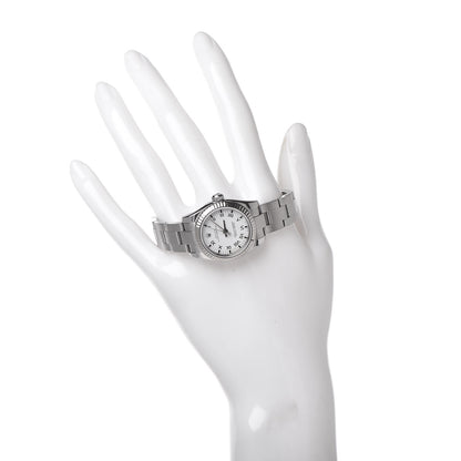 Rolex Stainless Steel 18K White Gold 26mm Oyster Perpetual Watch White Roman 176234 2 of 6