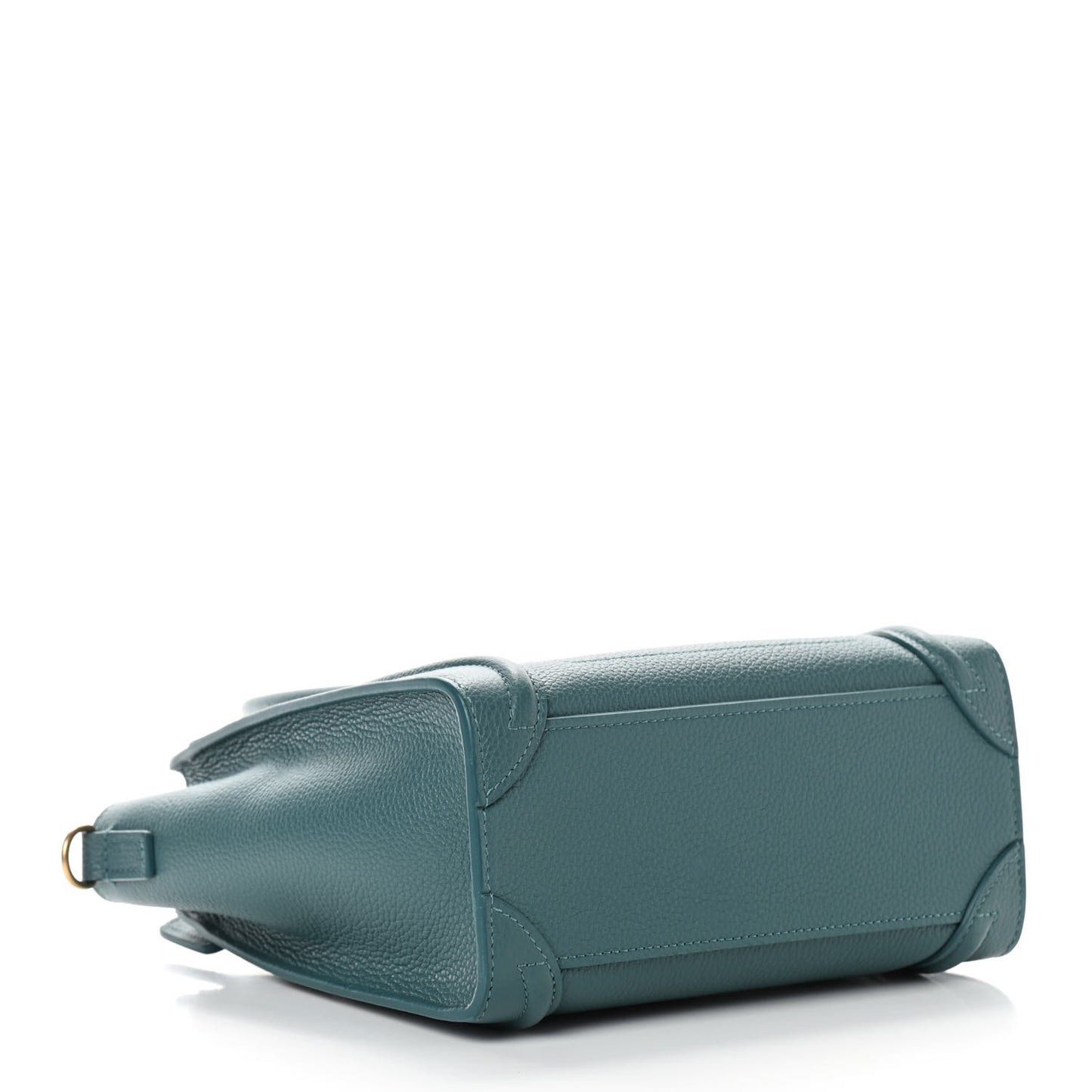 Drummed Calfskin Nano Luggage Celadon