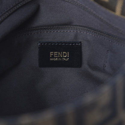 Fendi Zucca Vitello Elite Shoulder Bag Tobacco 6 of 8