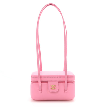 Chanel Shiny Caviar Preppy Coco Long Vanity With Strap Rose 1 of 12