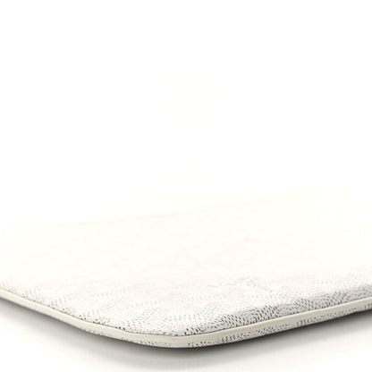 Goyard Goyardine Senat Pochette MM White 8 of 10