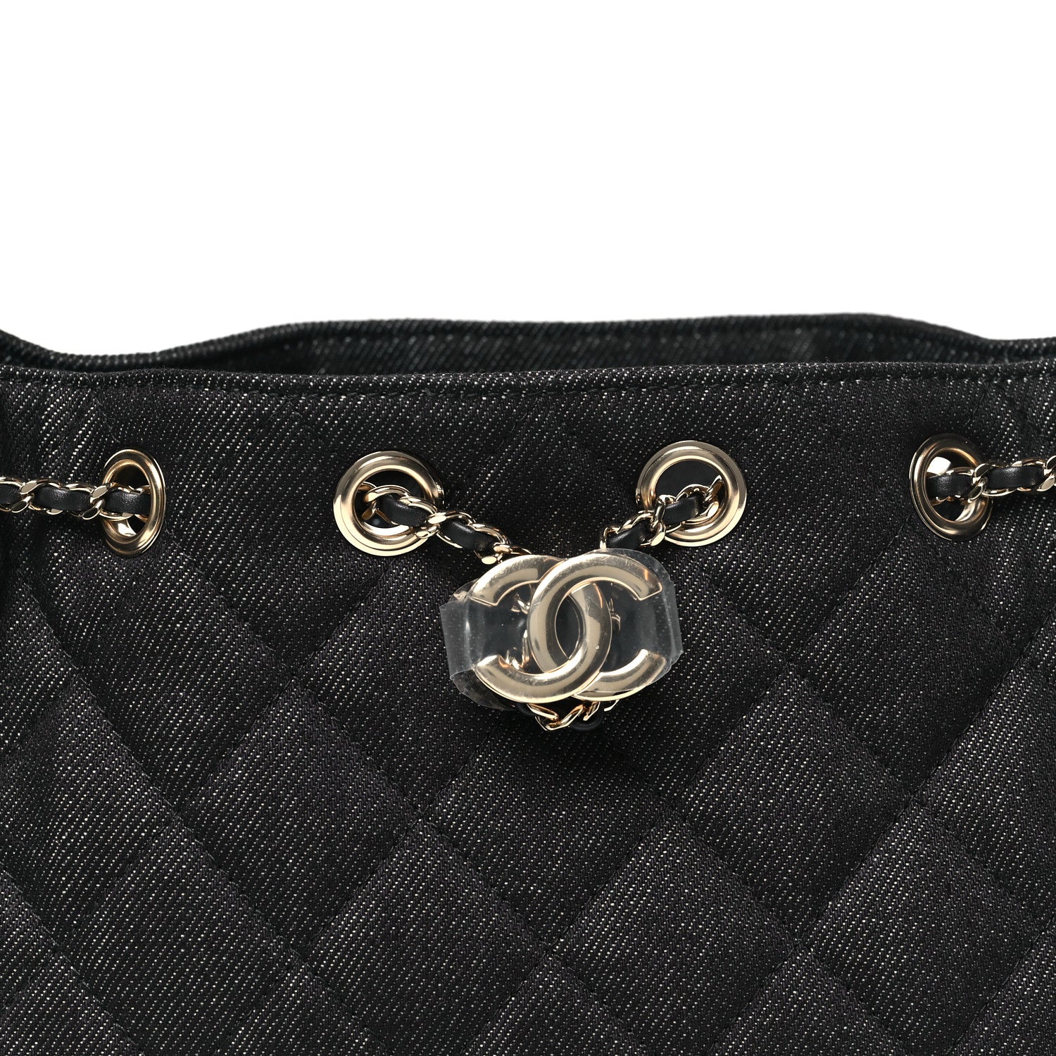 Chanel Denim Quilted Mini Chanel 25 Handbag Dark Blue 8 of 10