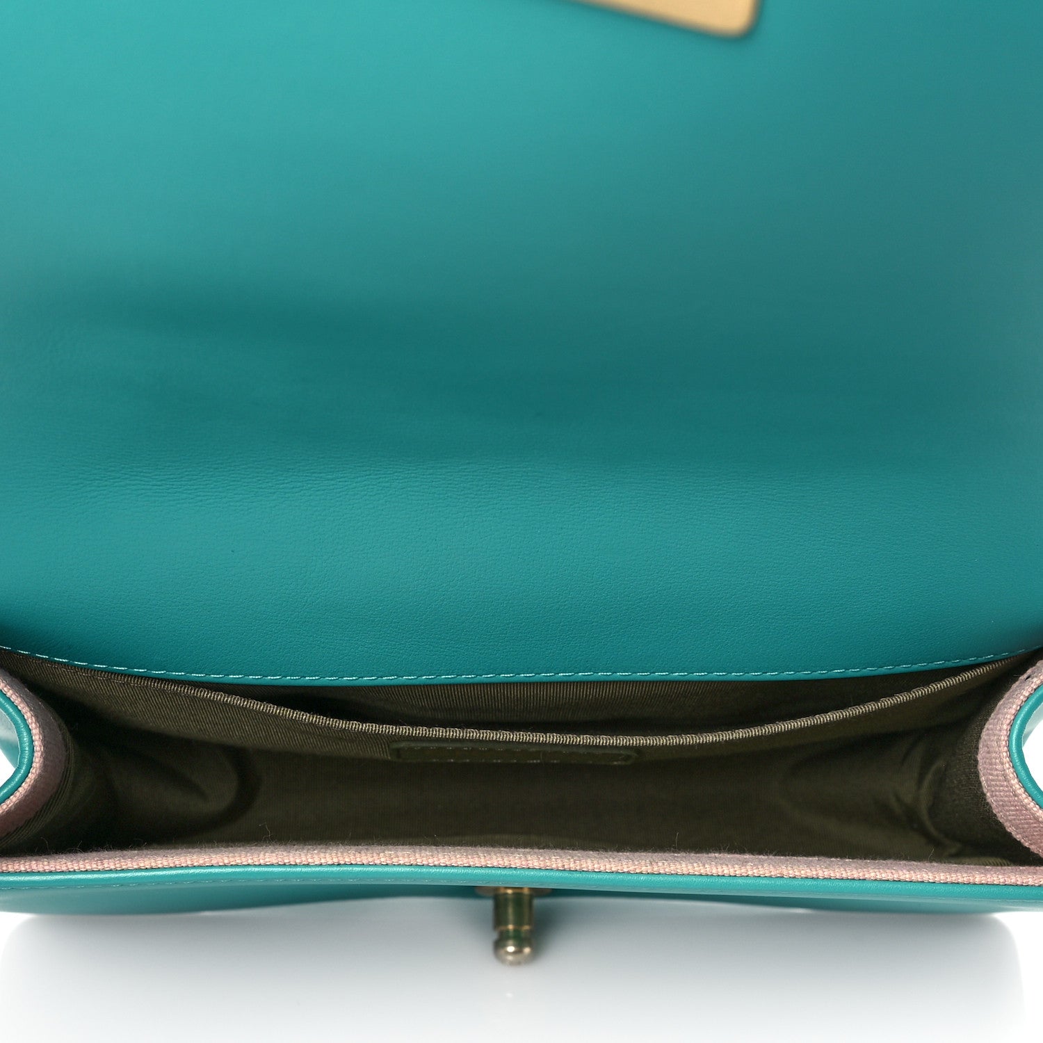 Chanel Calfskin Quilted Medium Boy Flap Turquoise 4 of 9