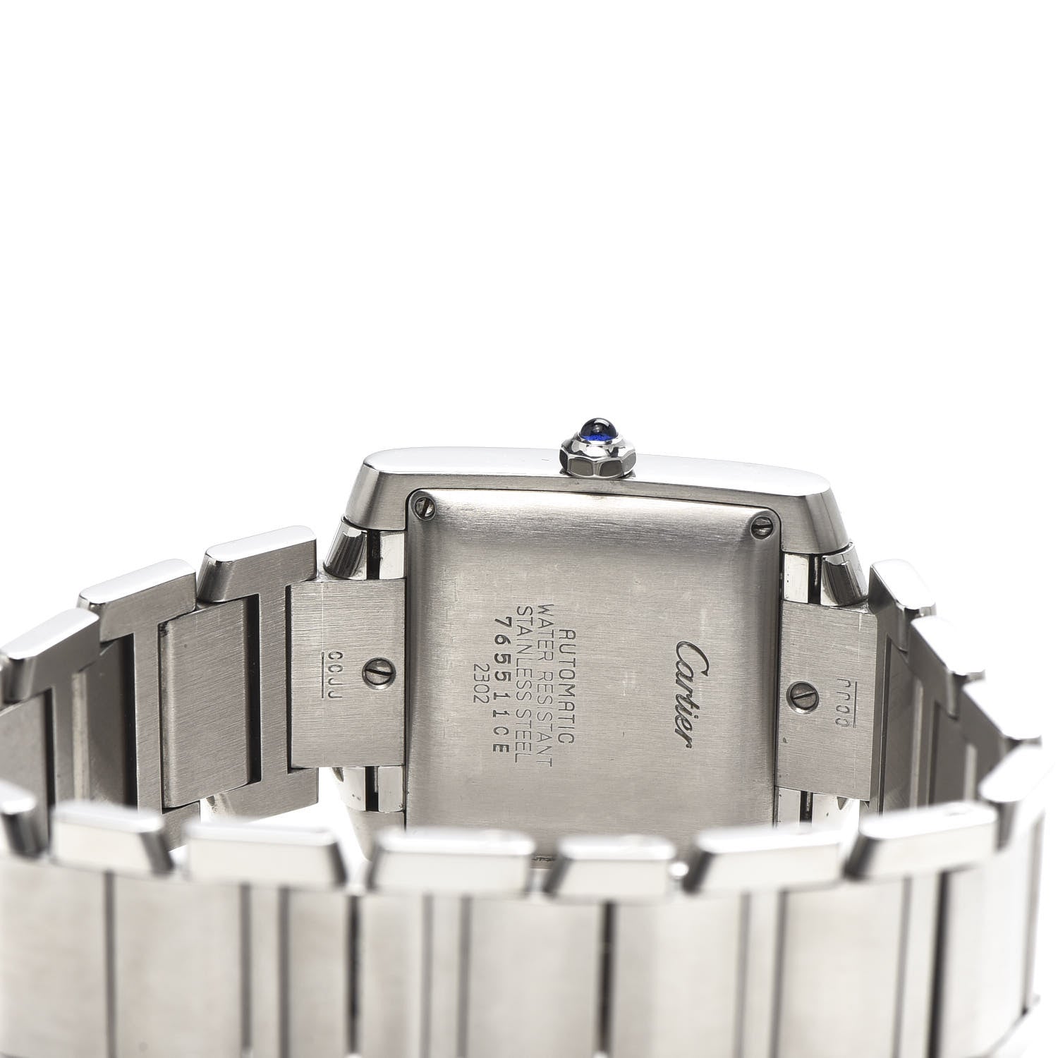 Cartier Stainless Steel 28mm Tank Francaise Automatic Watch 5 of 6