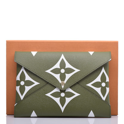Louis Vuitton Monogram Giant Large Kirigami Pochette Kaki 8 of 8