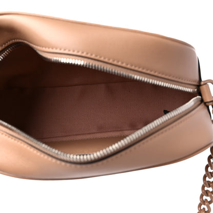 Gucci Calfskin Matelasse Monochrome Small GG Marmont Chain Shoulder Bag Camelia 5 of 8