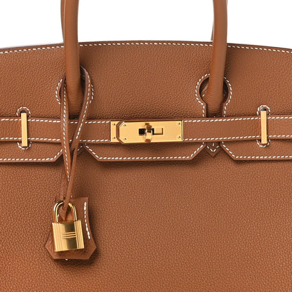 Hermes Togo Birkin 30 Gold 7 of 9