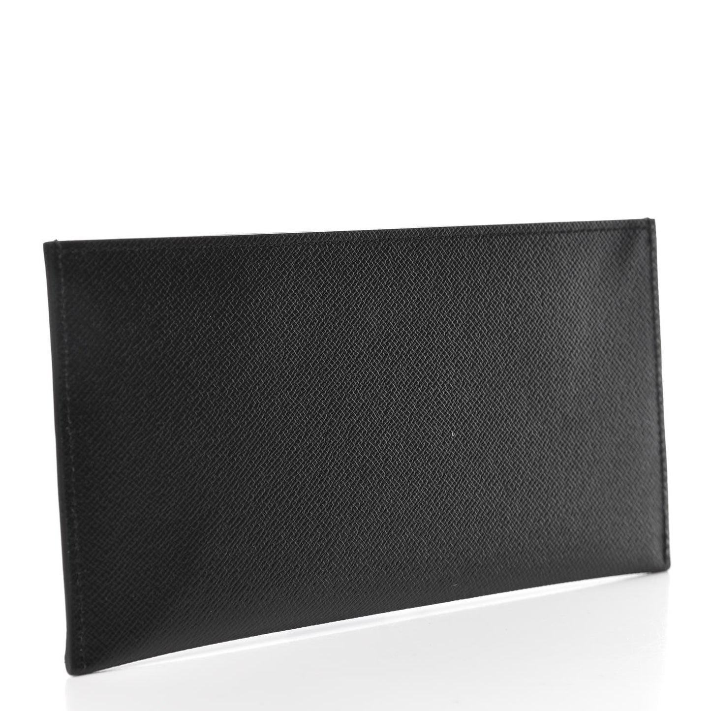 Calfskin Felicie Chain Wallet Card Holder Insert Black