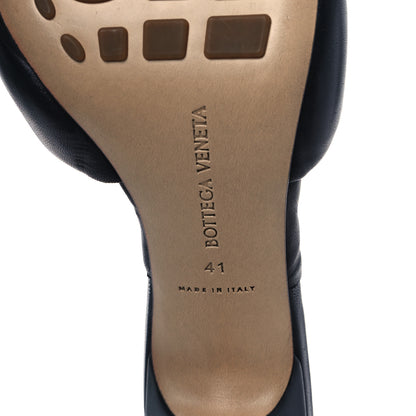 Bottega Veneta Nappa Quilted Rubber Lido Mule Sandals 41 Black 6 of 7