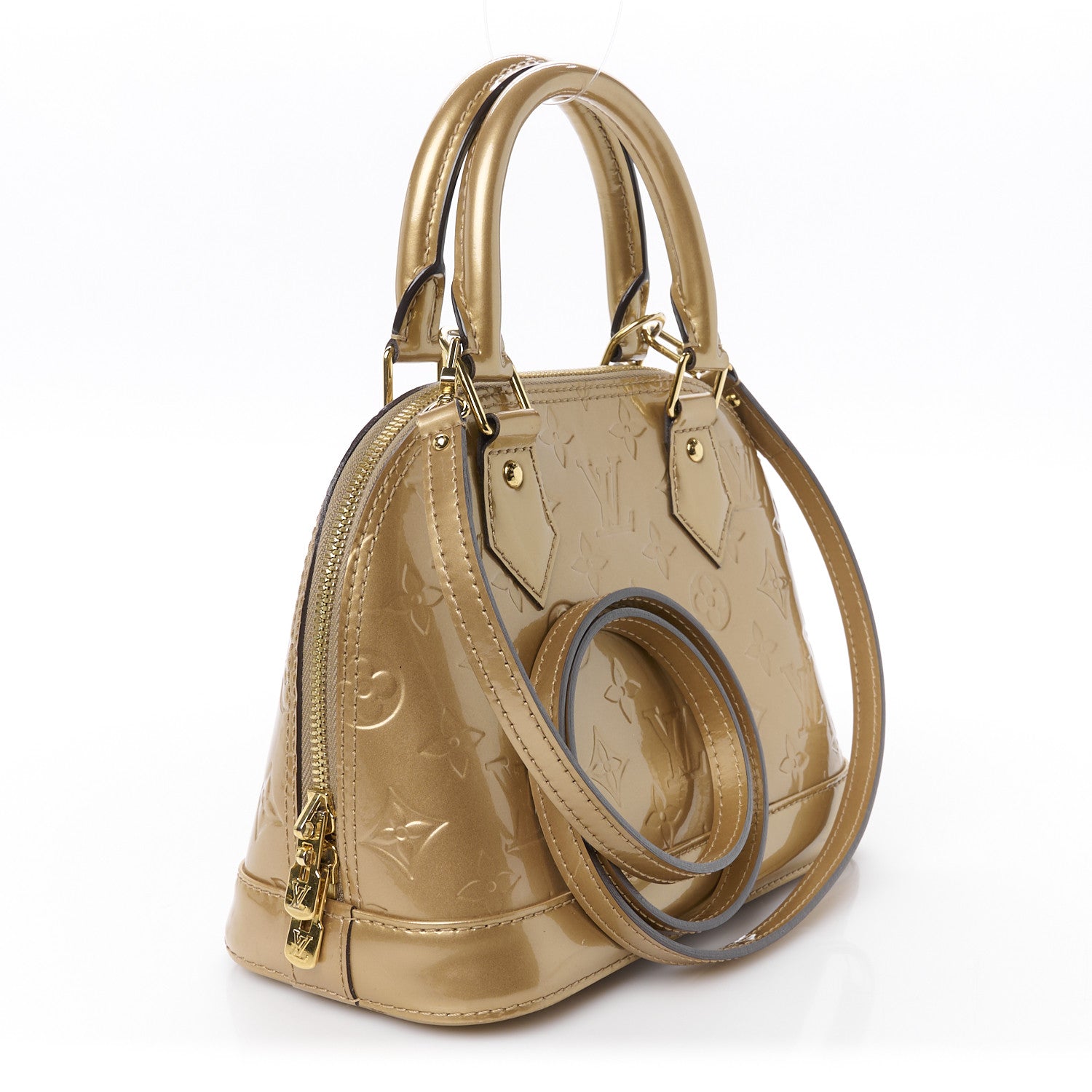 Louis Vuitton Vernis Alma BB Beige Poudre 3 of 11