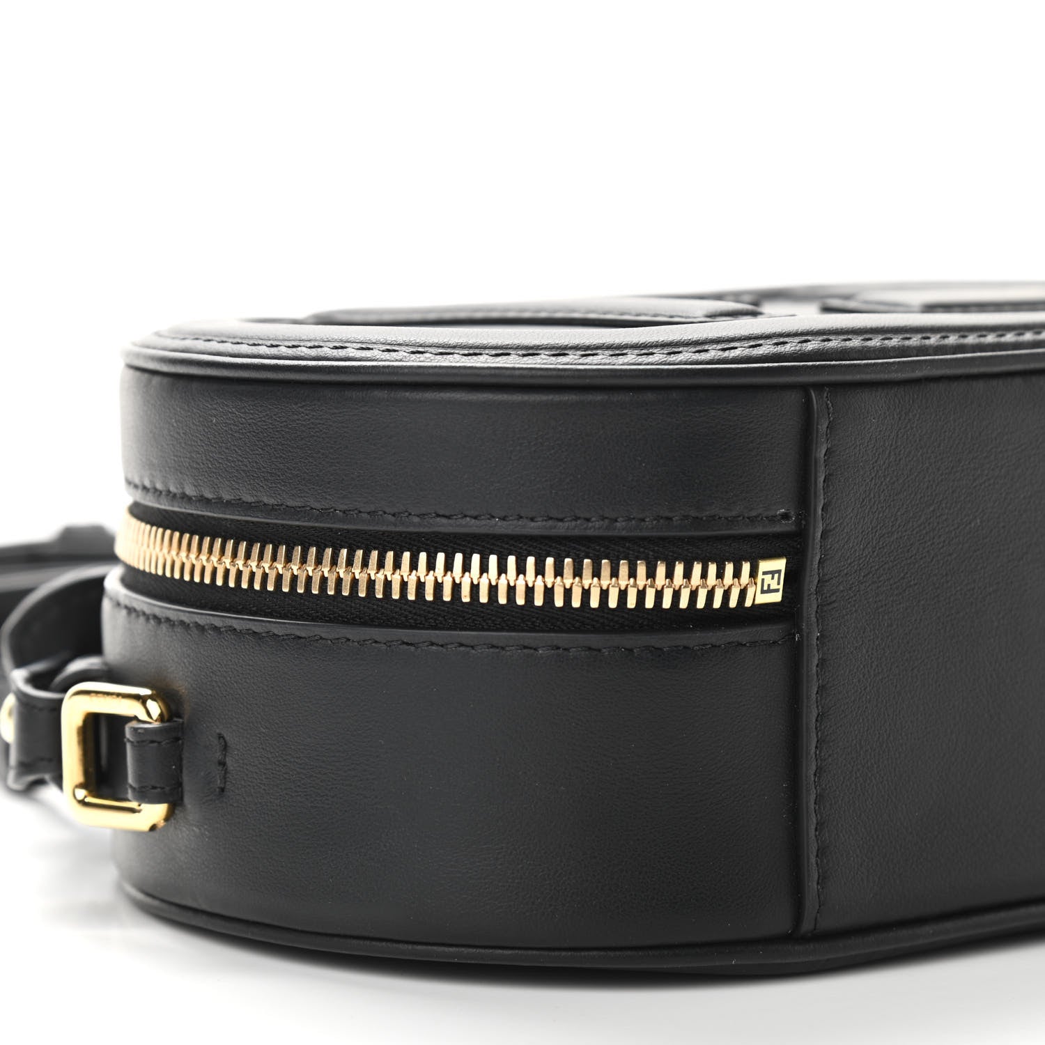 Fendi Vitello Grace Matte Mini O'Lock Camera Case Black 9 of 10