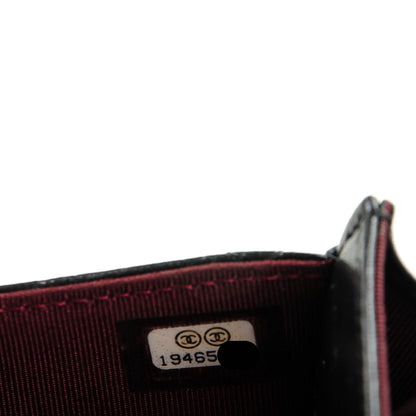 Chanel Lambskin Quilted Small Flap Wallet Black 8 of 8
