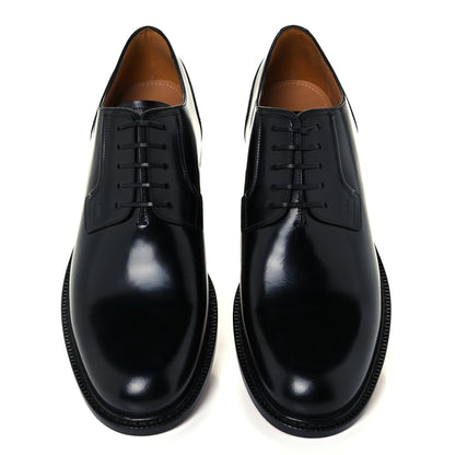 Christian Dior Polished Calfskin Mens Derby Shoe 45 Black 5 of 11