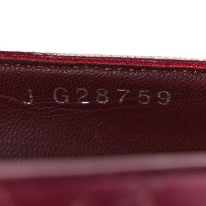 Chanel Lambskin Quilted CC Cap Toe Pumps 36 Burgundy Black 8 of 10