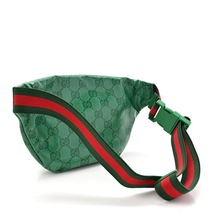 Gucci Crystal Monogram Web Childrens Belt Bag New Shamrock 3 of 10